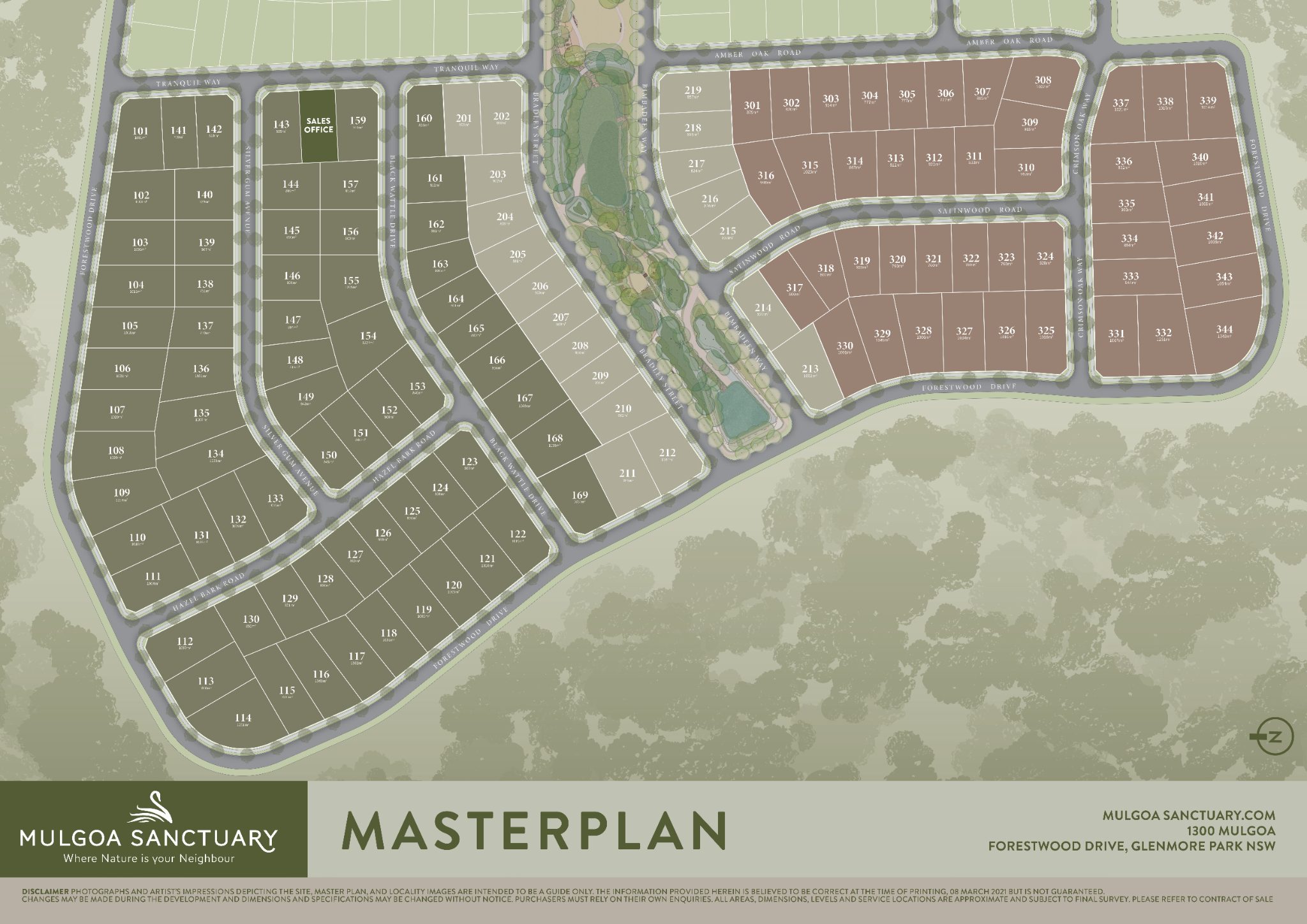 Mulgoa Sanctuary masterplan